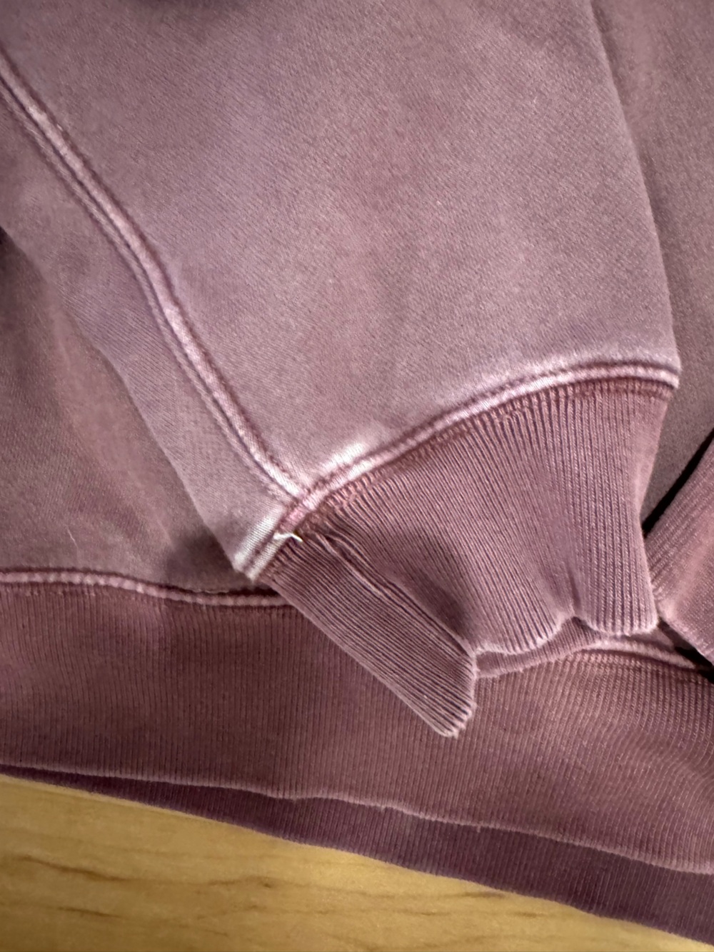 Abercrombie & Fitch 1/4 Zip Purple Men's Soft A&F Max Essentials Sweatshirt M - Picture 6 of 6